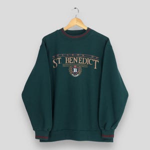 Vintage College Of St. Benedict Sweatshirt Large St Benedict Printed Spell Out Crewneck St Benedict Blazers Jumper Minnesota Sweater Size L
