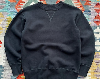 Vintage Real Mccoy Sportswear Japan Blue Sweatshirt Medium Real