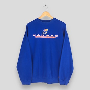 Sweat à capuche vintage Kansas University Jayhawks Size 36