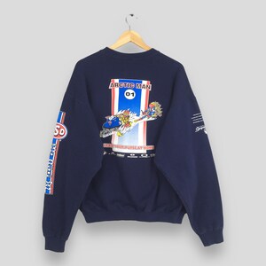 Vintage 90s Team Snake Design TSD Snowmobile Sweatshirt XLarge Snowboarding Ski Printed Crewneck Arctic Man Skiing Winter Sport Sweater XL