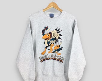 Heckle and Jeckle Retro Cartoon Character Worn Look Gift T