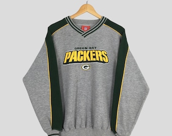 Vintage Green Bay Packers NFL-sweater medium groen Bay Packers National Football-trui Green Bay Packers trui met borduurlogo maat M