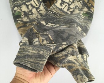トップス 90s jerzees mossy oak real tree sweat m Vintage Jerzees Outdoors Mossy Oak Camo Sweatshirt 2xlarge