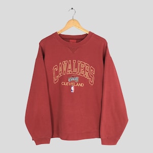 Vintage Reebok Cleveland Cavaliers NBA Sweatshirt 2XLarge Cleveland Cavaliers Embroidery Jumper Cavaliers Basketball Team Cavs Sweater 2XL