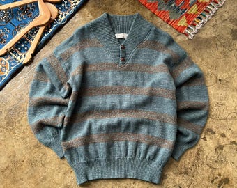 Christian Dior sports ウール100% カーディガン M Vintage 90s Christian Dior Sports Knit Cardigan Wool Jacket Large