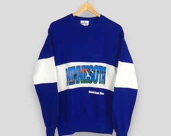 Vintage Minnesota Riverside Resort Sweatshirt Large Minnesota Richmond City Spell Out Pullover Minnesota Crewneck Minnesota Sweater Size L