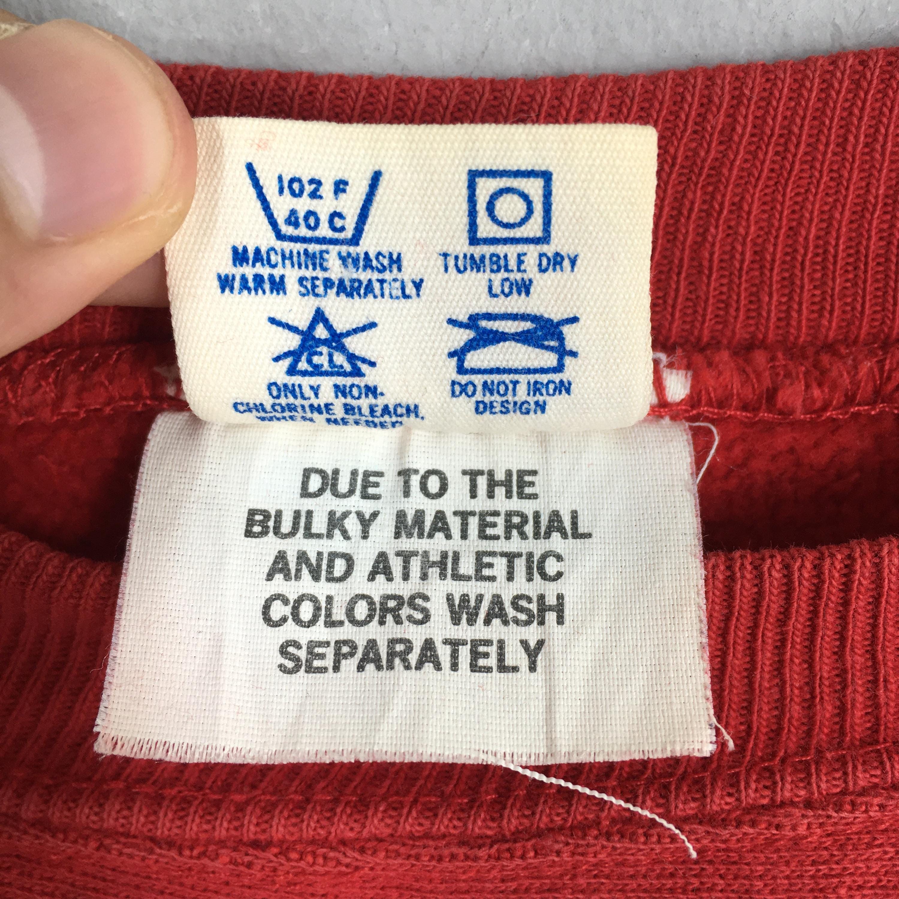 Vintage Champion Reverse Weave Red Sweatshirt Large 80s Champion