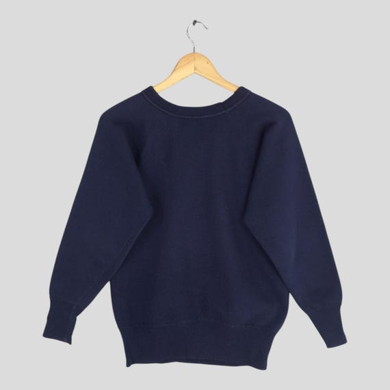 Vintage 1950s Hanes Windshield Property ΣΑΕ Blue Sweatshirt Medium