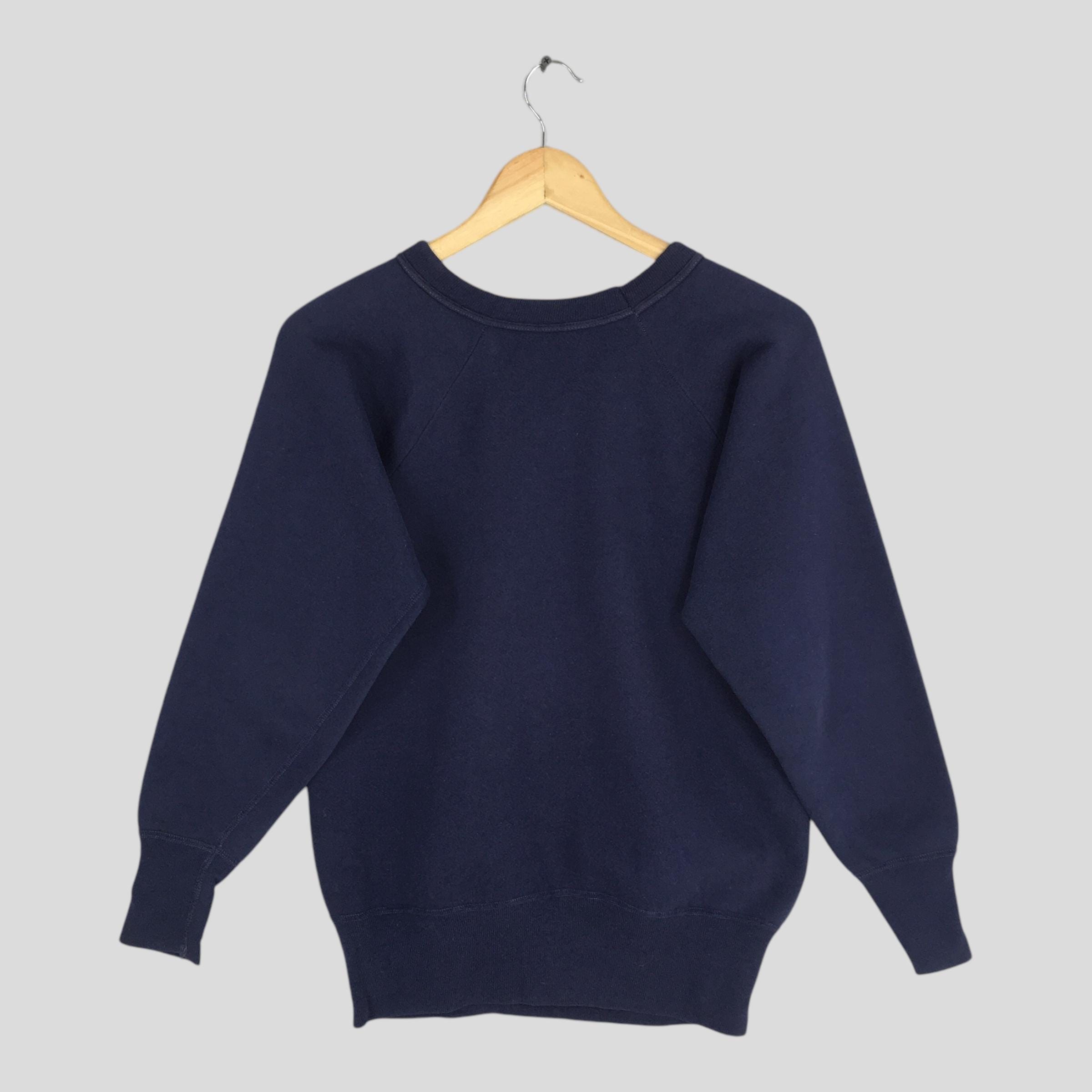 Vintage 1950s Hanes Windshield Property ΣΑΕ Blue Sweatshirt Medium