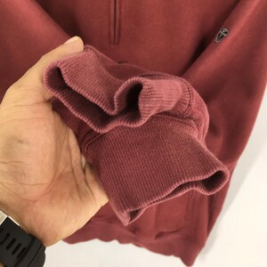 Vintage 2000s Nike Golf Half Zipper Red Sweatshirt XLarge Nike Sportswear Jumper Nike Just Do It Jumper Nike Golf Embroidery Sweater Size XL image 4