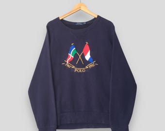 ヴィンテージ ポロ ラルフローレン グレー スウェットシャツ XXLarge