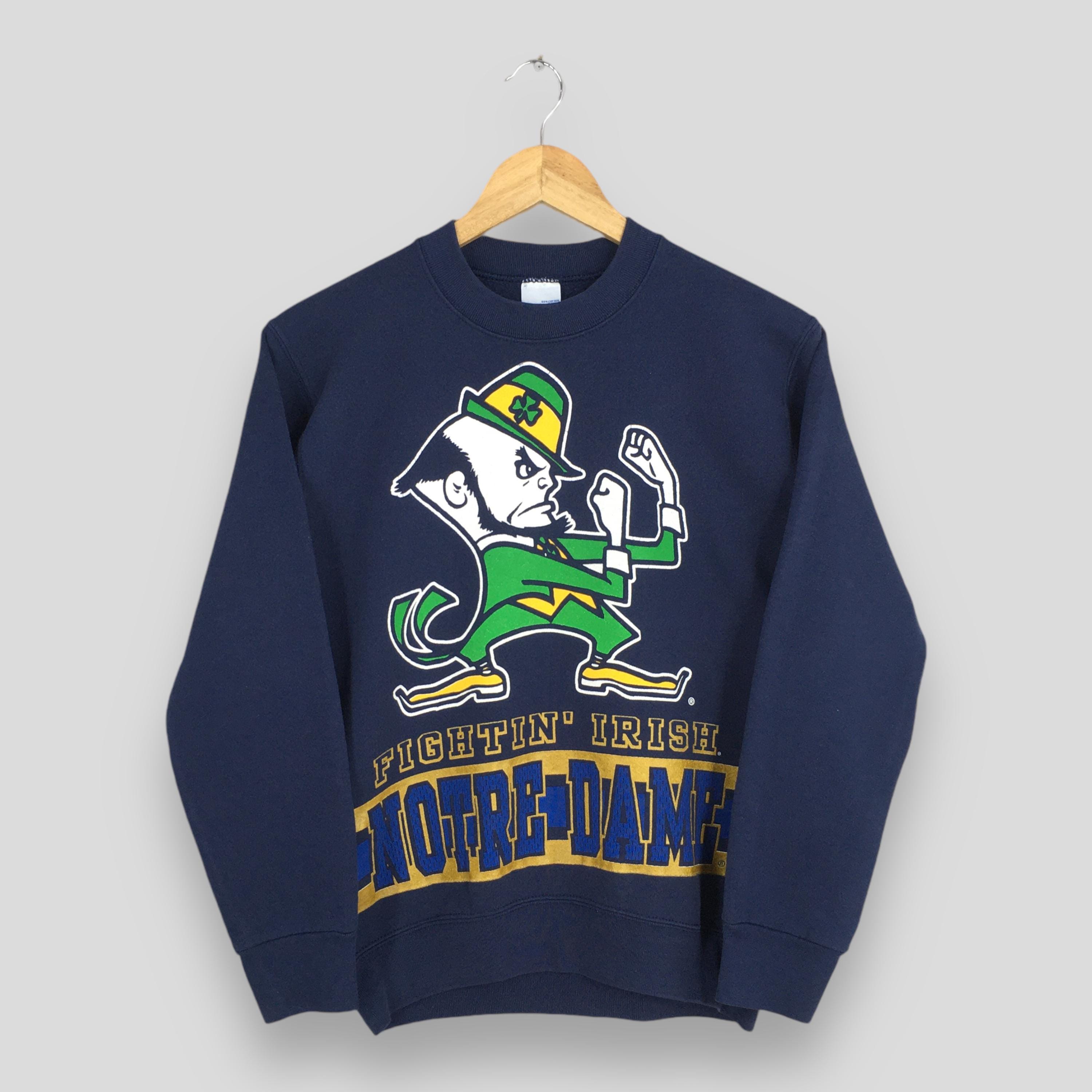 Vintage 90s Notre Dame Fighting Irish Ncaa Sweatshirt Small