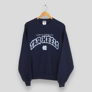 Vintage 90s North Carolina Tar Heels NCAA Sweatshirt Large UNC Chapel Hill North Carolina Football Crewneck North Carolina Sweater Size L