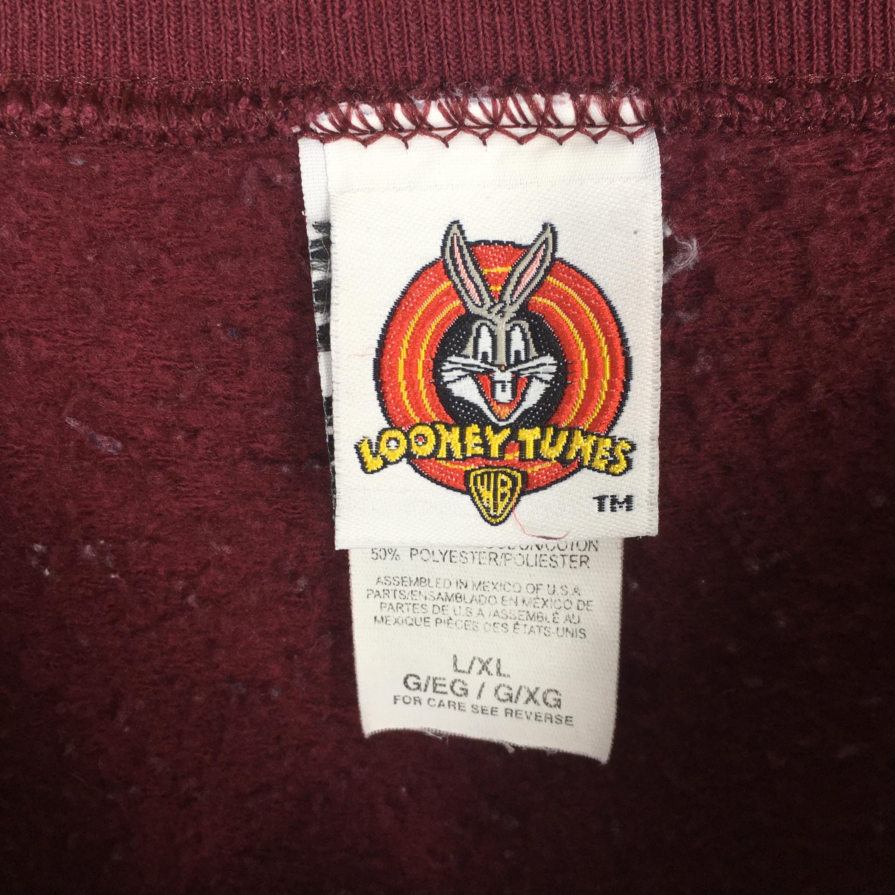 Vintage Looney Tunes Tweety Sylvester Autumn Sweatshirt Xlarge