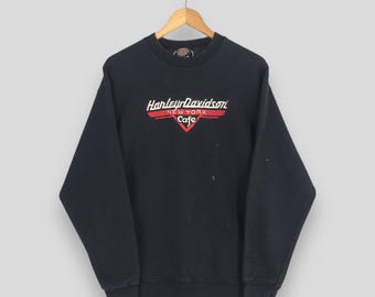 Vintage 90s Harley Davidson Flame Hoodie Vintage Harley Davidson