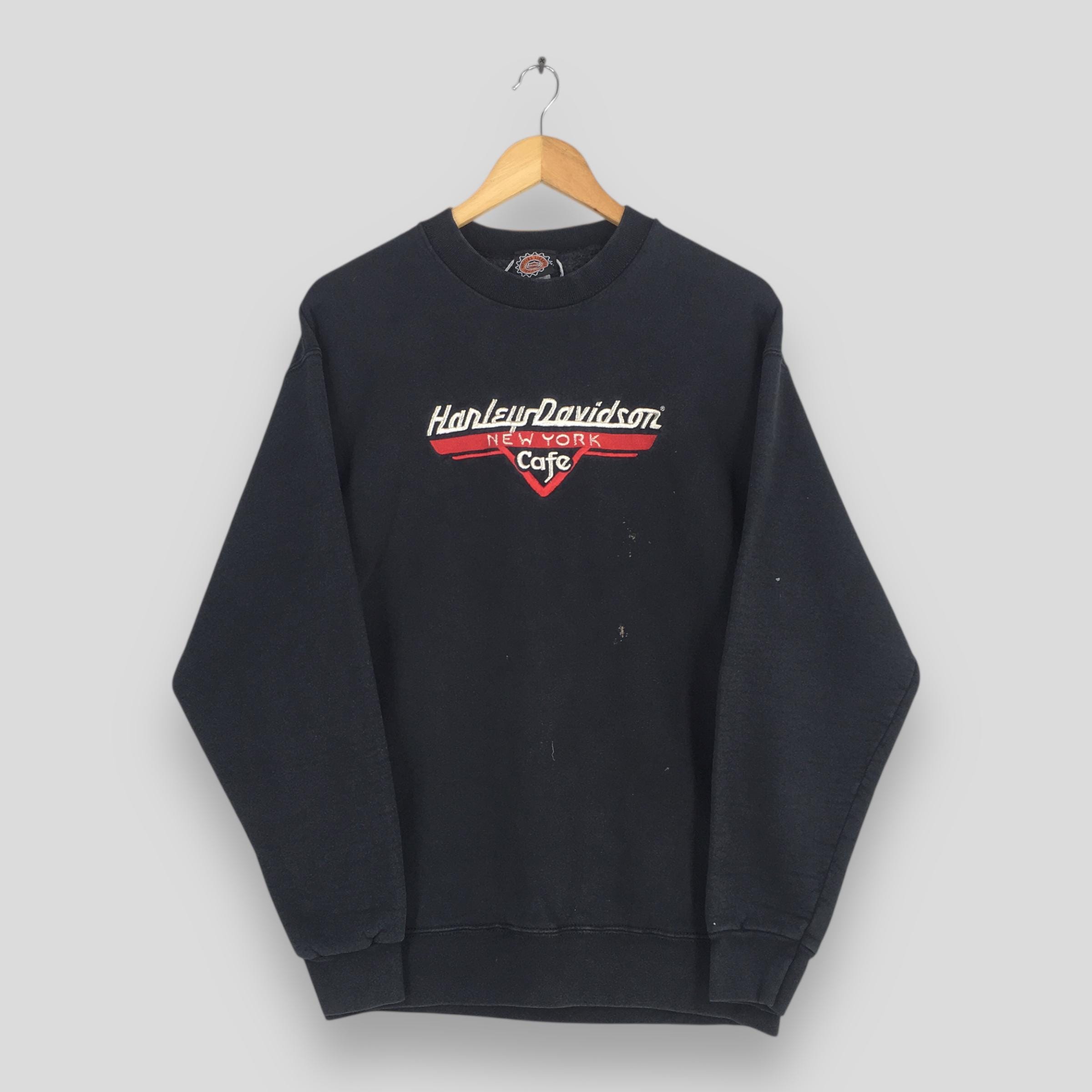 ヴィンテージ ハーレーダビッドソン カフェ ブラック スウェットシャツ