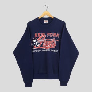 Vintage 90s New York Giants NFL Sweatshirt Large New York Giants Printed Pullover NY New York Giants American Football Team Sweater Size L