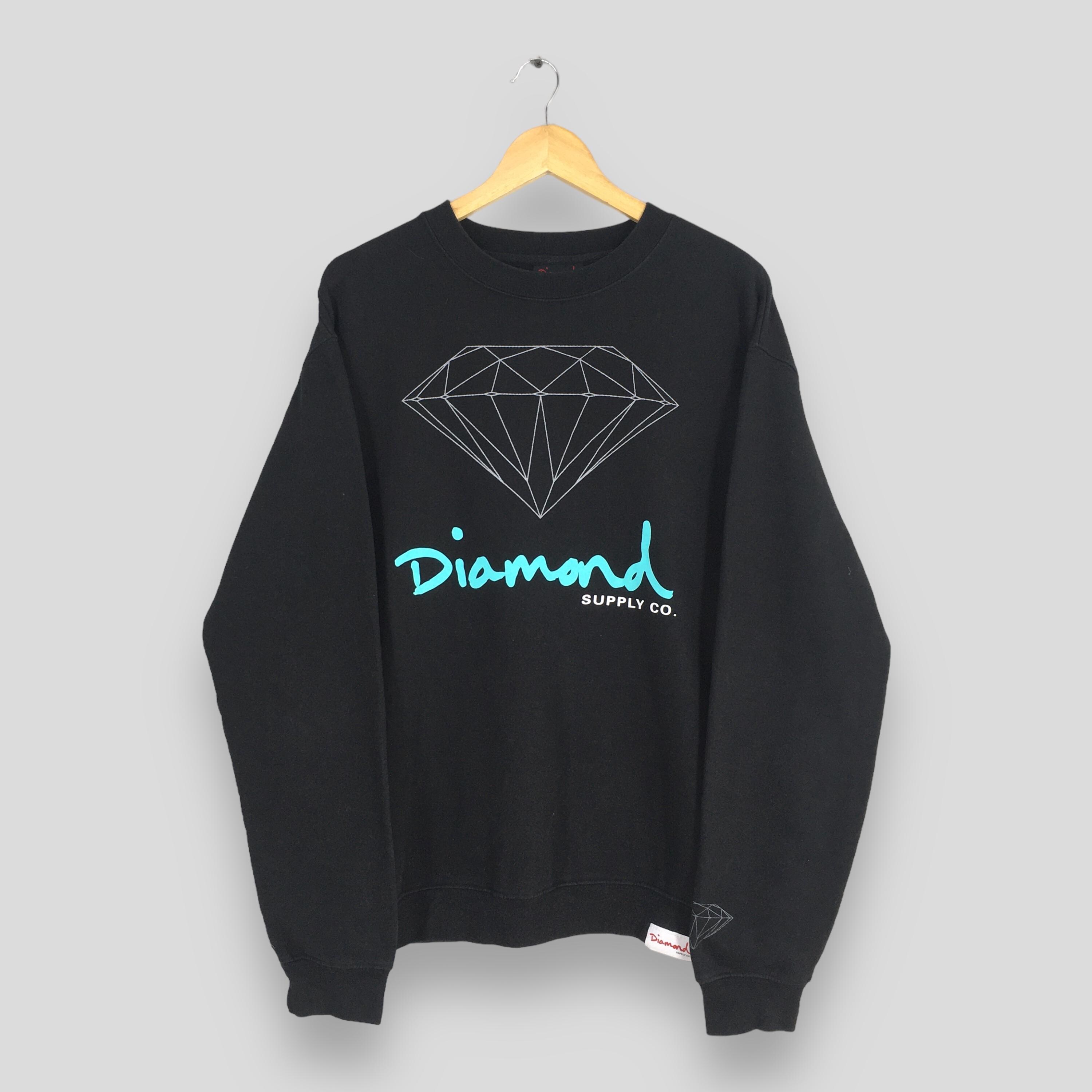 Diamond Supply Co. T-Shirt Mens Medium Black Y2k OG Logo Hip-Hop