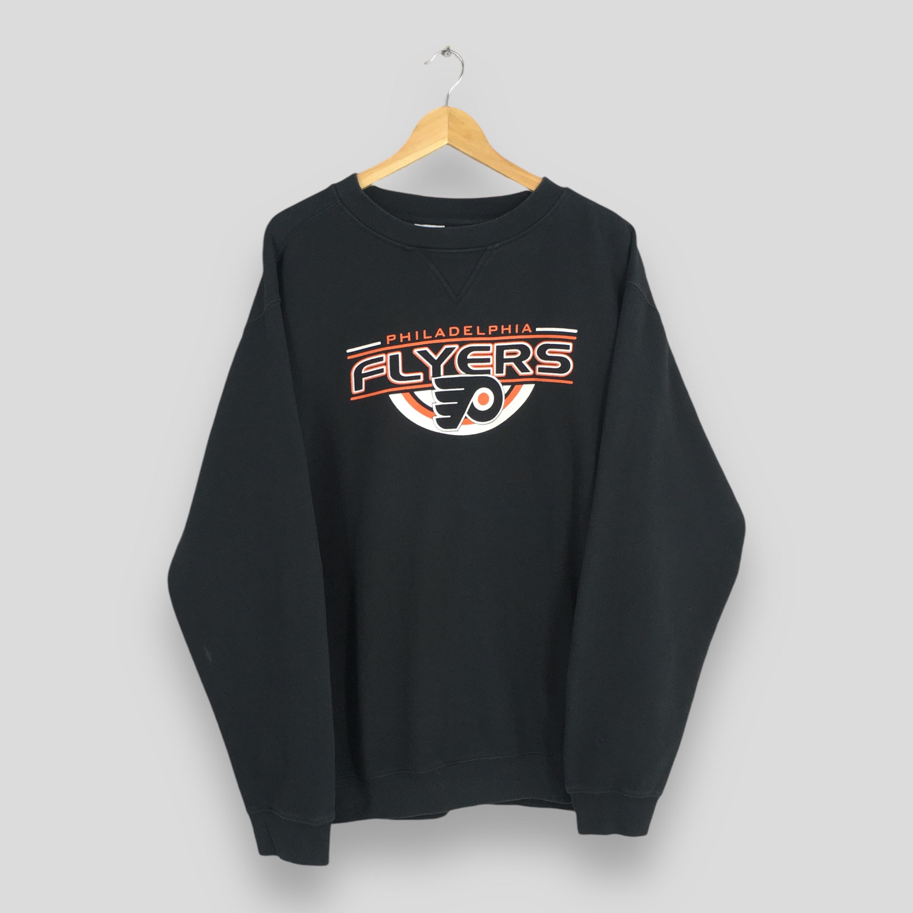 Vintage Philadelphia Flyers NHL Hockey Sweatshirt Large Philadelphia Flyers  Printed Pullover Flyers National Hockey League Sweater Size L