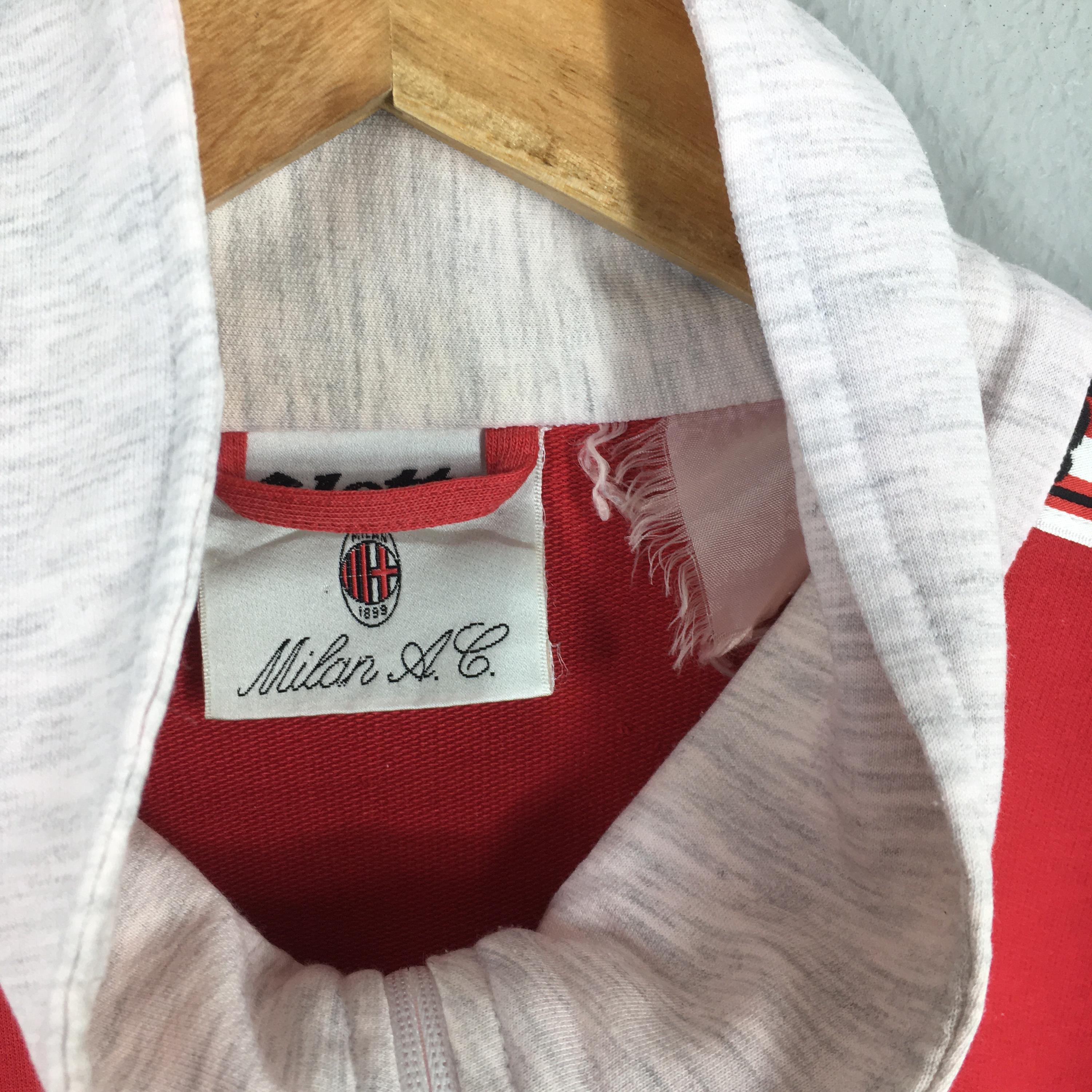 Vintage 1996 Lotto AC Milan Zipper Multicolor Sweatshirt Xlarge AC
