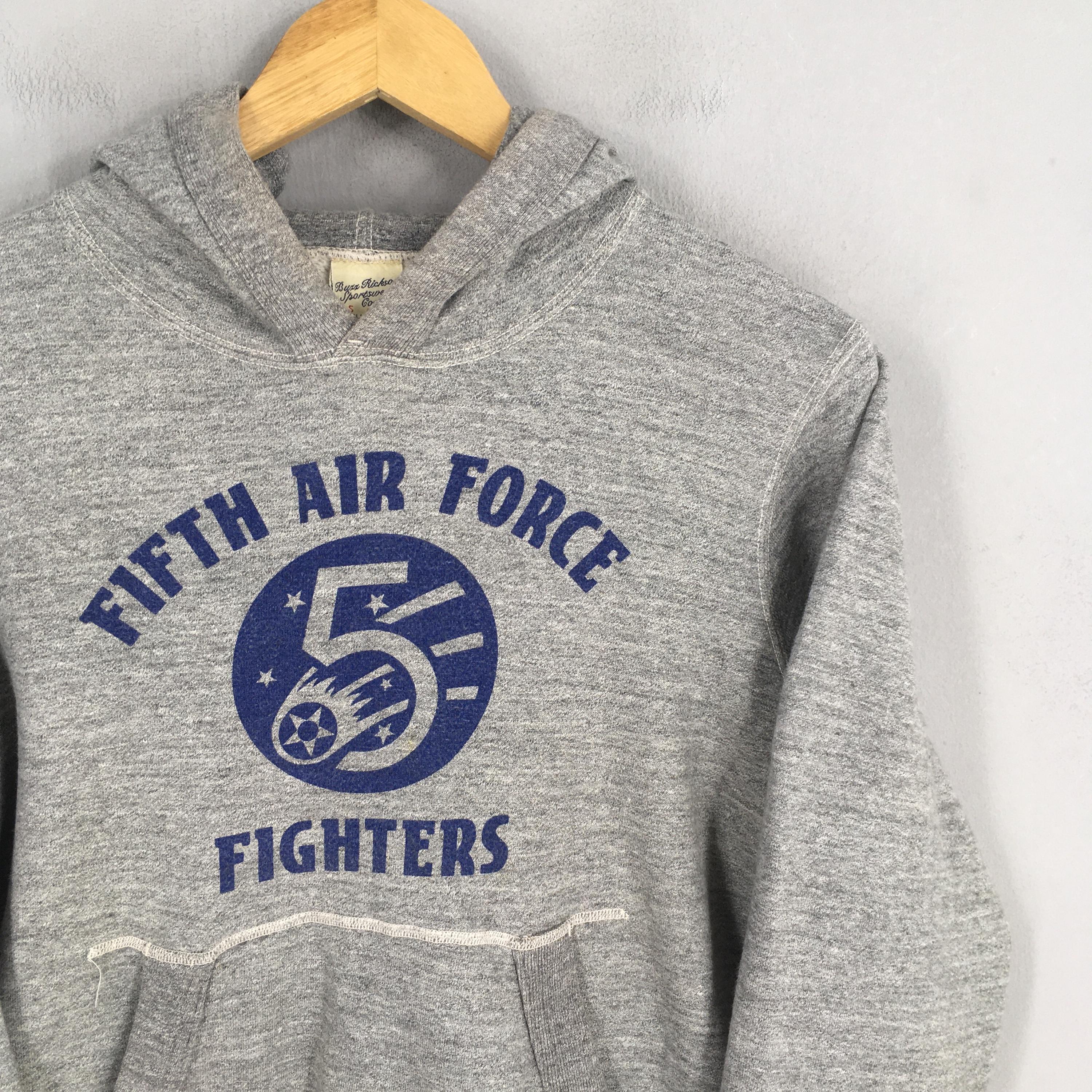 Buzz Rickson Hoodie Men's USAAF Insignia Hoodie Zip Front