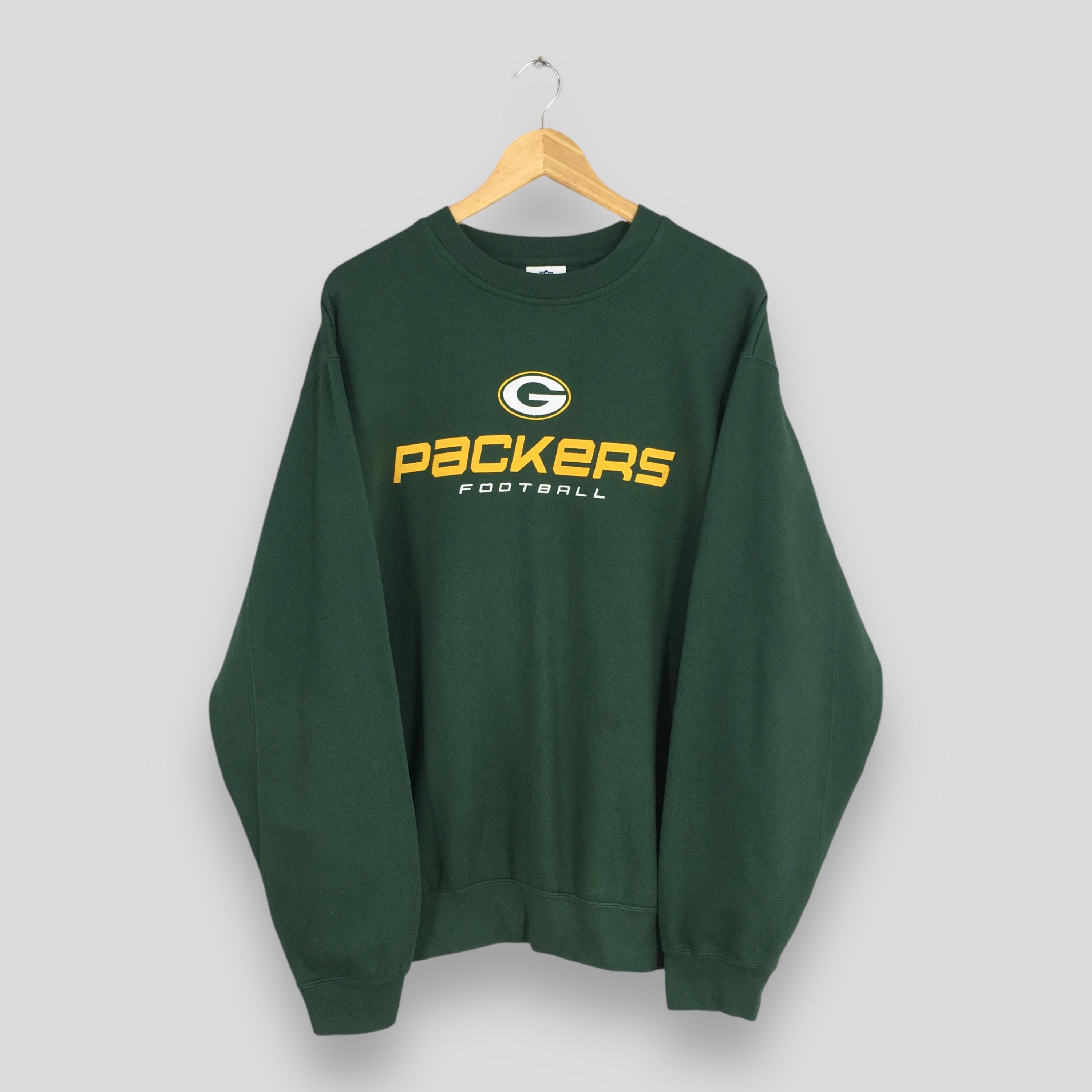 Vintage Y2K Green Bay Packers Football NFL Sweatshirt 2xlarge