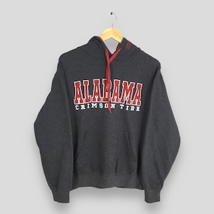 Vintage Alabama Crimson Tide Hoodie Sweatshirt Medium Alabama Embroidery Pullover Alabama University Crewneck Alabama Roll Tide Jumper M