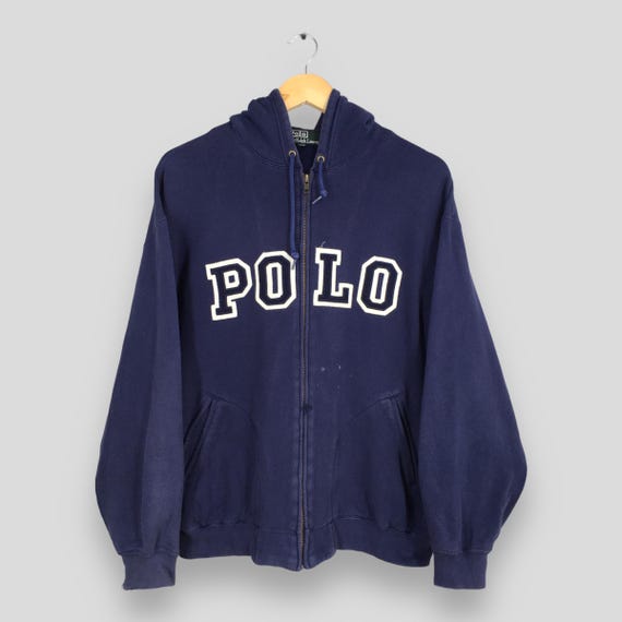 Vintage 90's Polo Ralph Lauren Hoodie Sweatshirt Large Polo