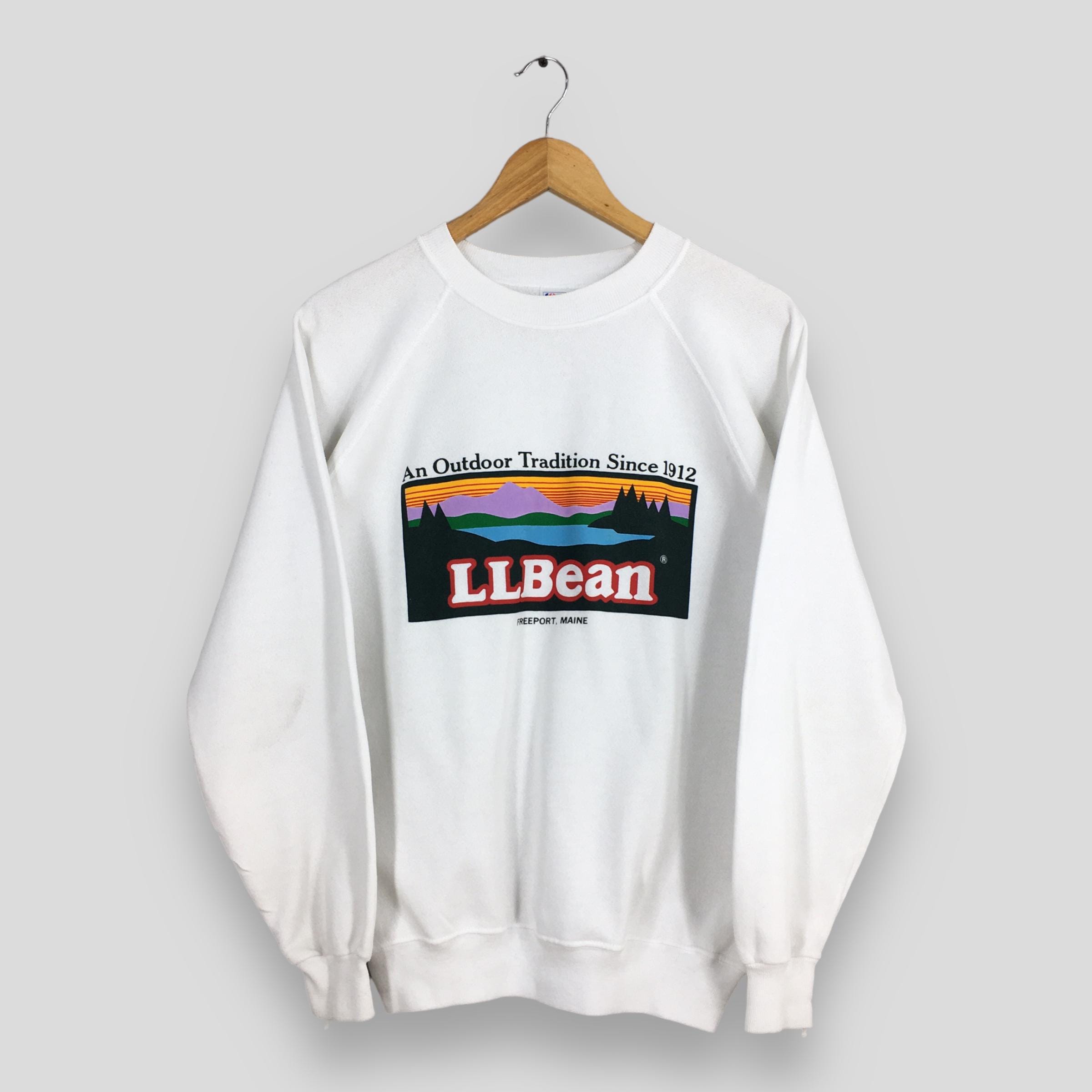 Vintage 90s LL Bean Logo Sweatshirt Medium LL Bean Outdoor