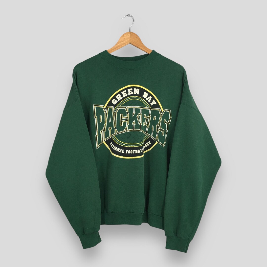 Vintage Green Bay Packers Football NFL Sweatshirt 2xlarge Packers ...