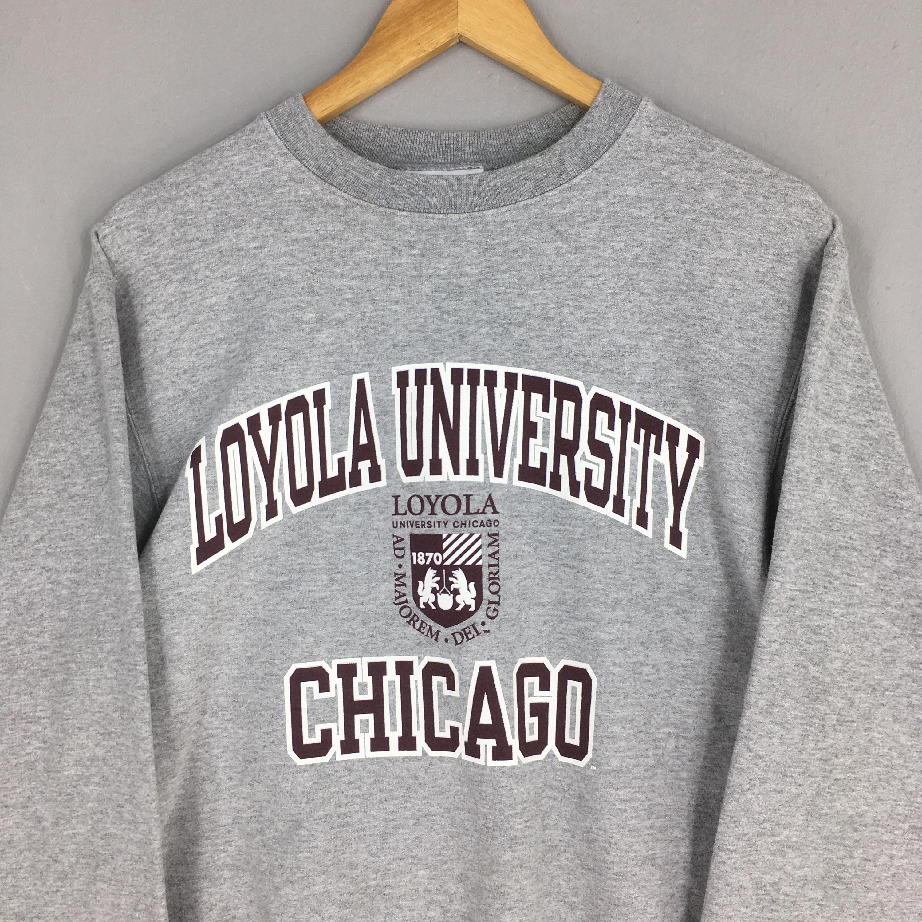 古着 ヴィンテージ LOYOLA ロヨラ大学 ロゴ クルーネック スウェット