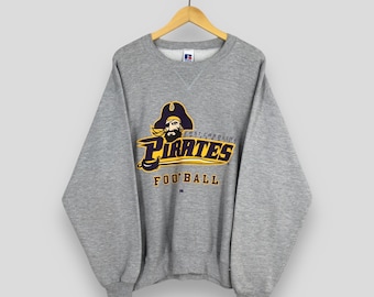 Vintage University Of East Carolina Sweatshirt Large East Carolina Pirates Printed Logo Pullover ECU Pirates Football Jumper Crewneck Size L