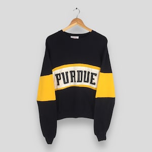 Vintage 90er Jahre Pullover Purdue Universität Sweatshirt XLarge Purdue Boilermaker Pullover Purdue Universität Pullover Purdue Football ECAA Sweater Größe XL