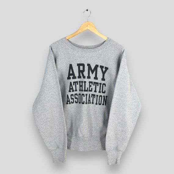 Vintage 80s Champion Reverse Weave Army Sweatshirt Large Vintage 80s Champion Reverse Weave Army Sweatshirt Large