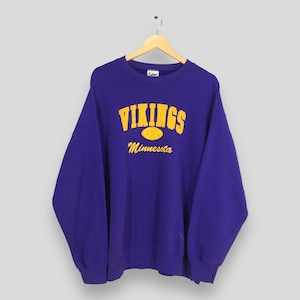 vintage Minnesota Vikings NFL pull violet XXL grande Ligue nationale de football américain Vikings pull Minnesota Vikings sweat taille XXL