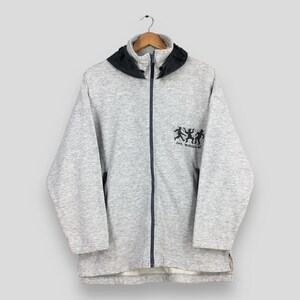 Vintage 90s Jack Wolfskin Weather Gear Hoodie Sweatshirt XLarge Jack Wolfskin Printed Jumper Unisex Outerwear Polarsystem Outdoor Sweater XL