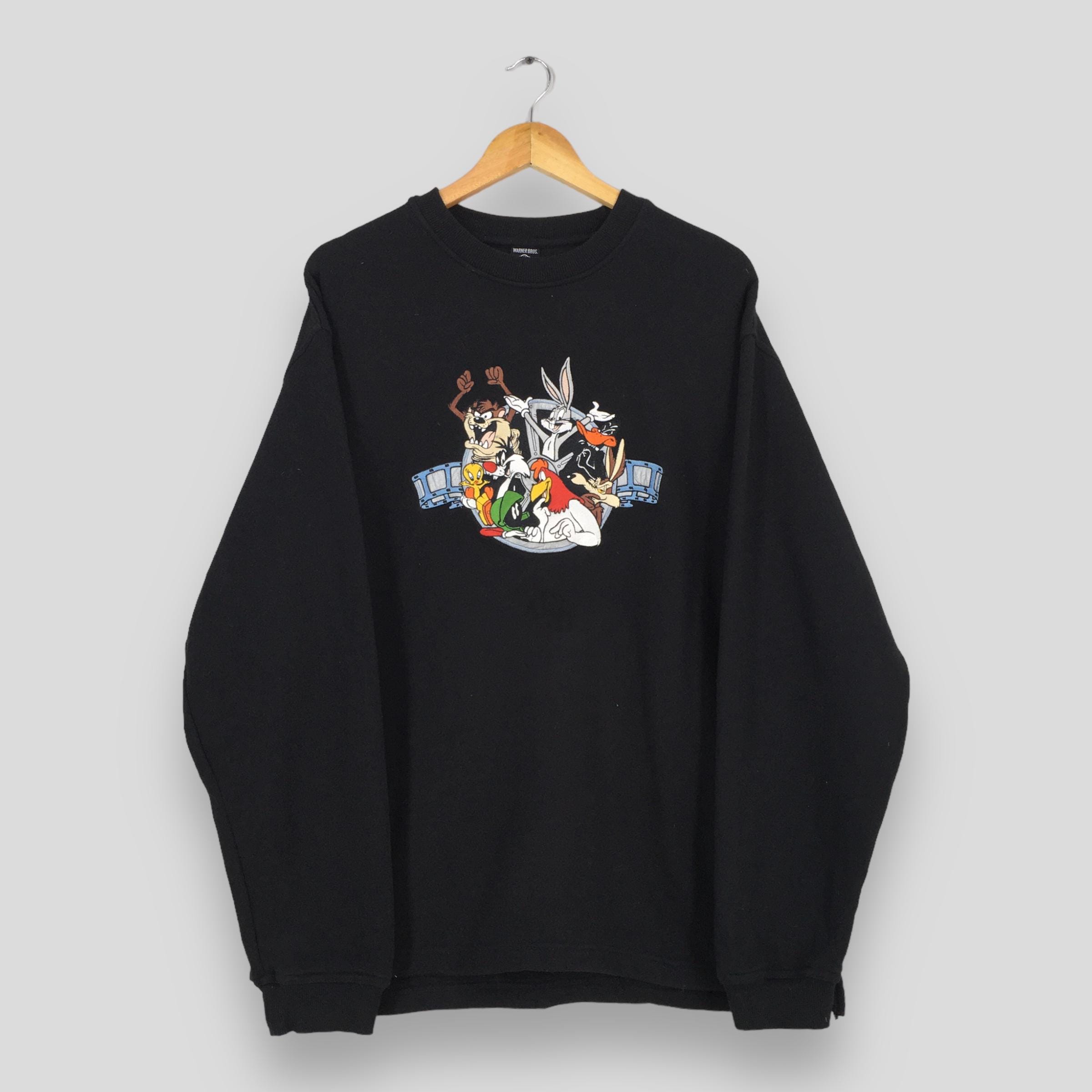 Vintage 90's Looney Tunes Sweatshirt Medium Looney Tunes Graphic
