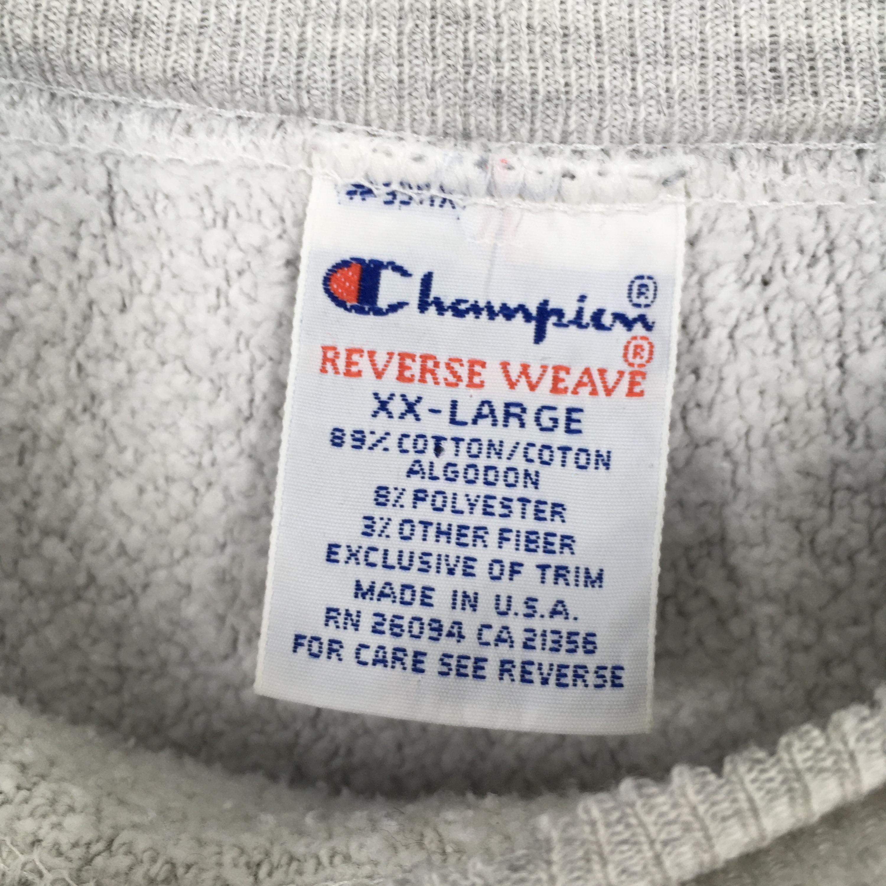 Vintage 1980s Champion Reverse Weave Gray Sweatshirt 2xlarge Iowa