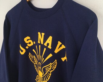 トップス Vintage navy embroidered sweatshirt Vintage 90's Golf Embroidered Navy Sweatshirt Par Men's Sz