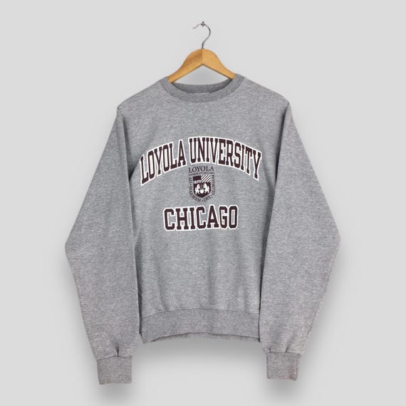 LoyolaUniversity ロゴプリント ヴィンテージラグランスウェット LoyolaUniversity ロゴプリント ヴィンテージラグランスウェット