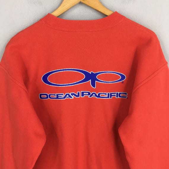Vintage 90's OP Ocean Pacific Surfing Red Sweatshirt Medium