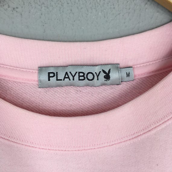 Vintage Playboy Bunny Pink Medium Sweatshirt Streetwear Playboy