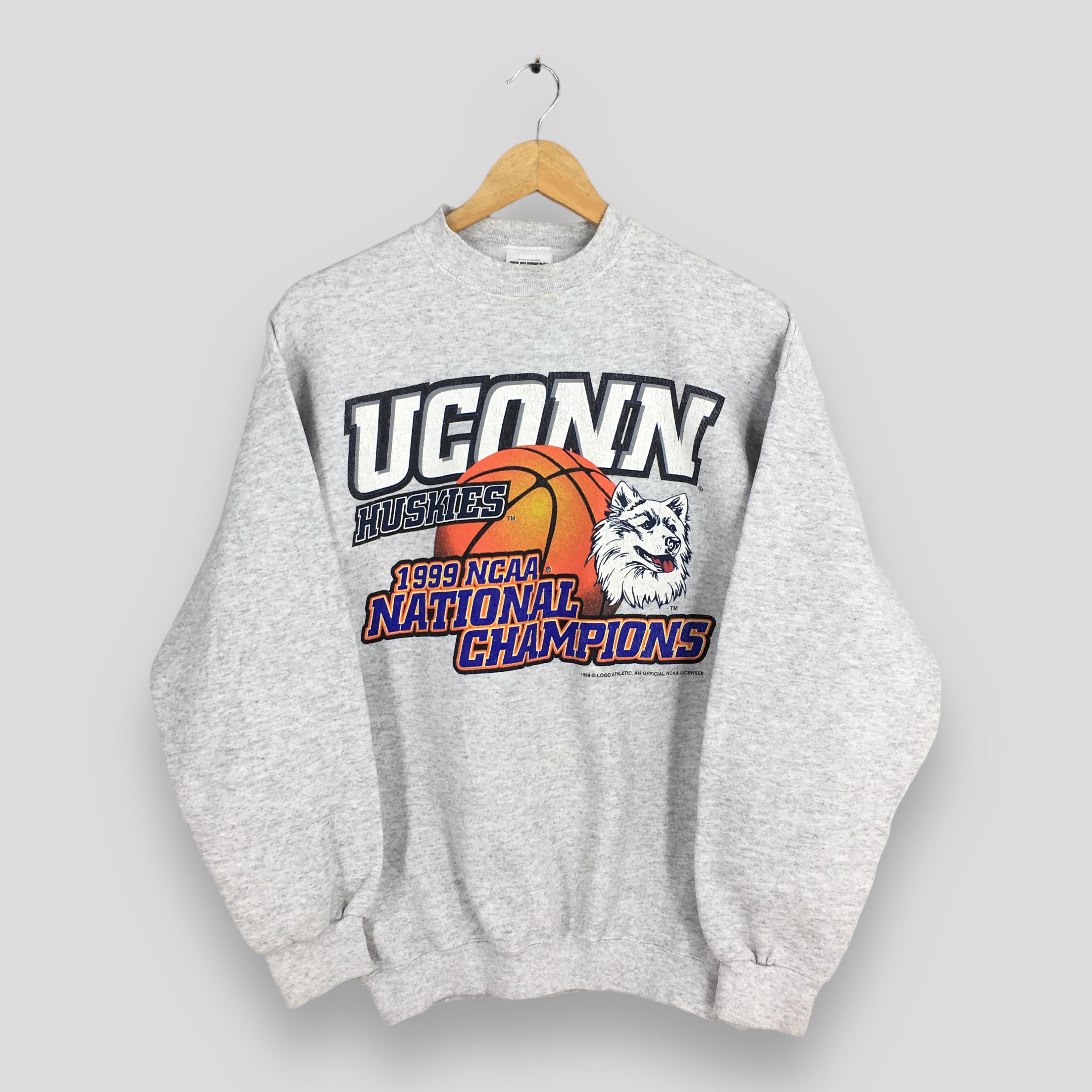 Uconn Basketball Vintage Uconn Crewneck Vintage Connecticut