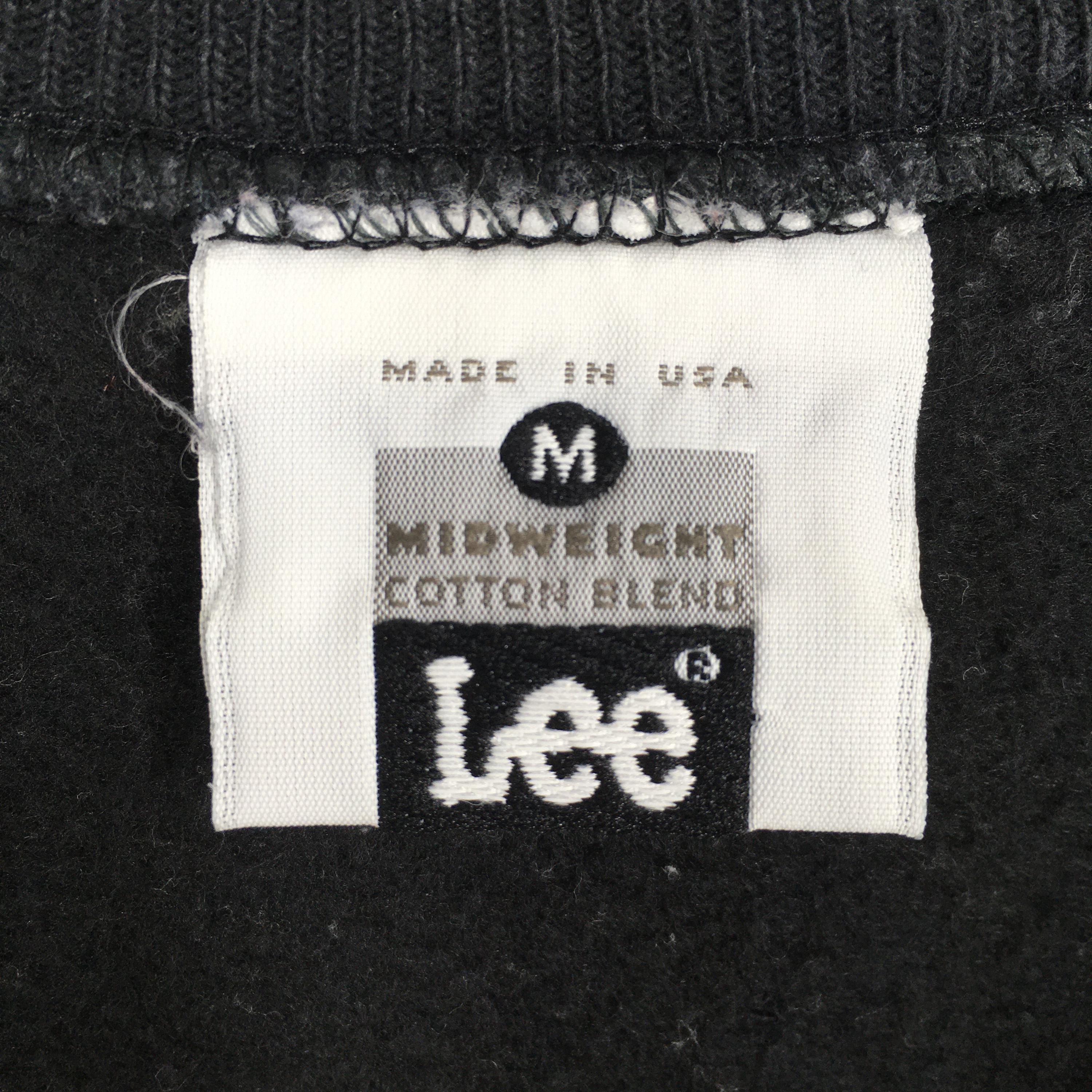 Vintage 90s Lee Jeans Sweatshirt Medium Lee Jeans USA Black