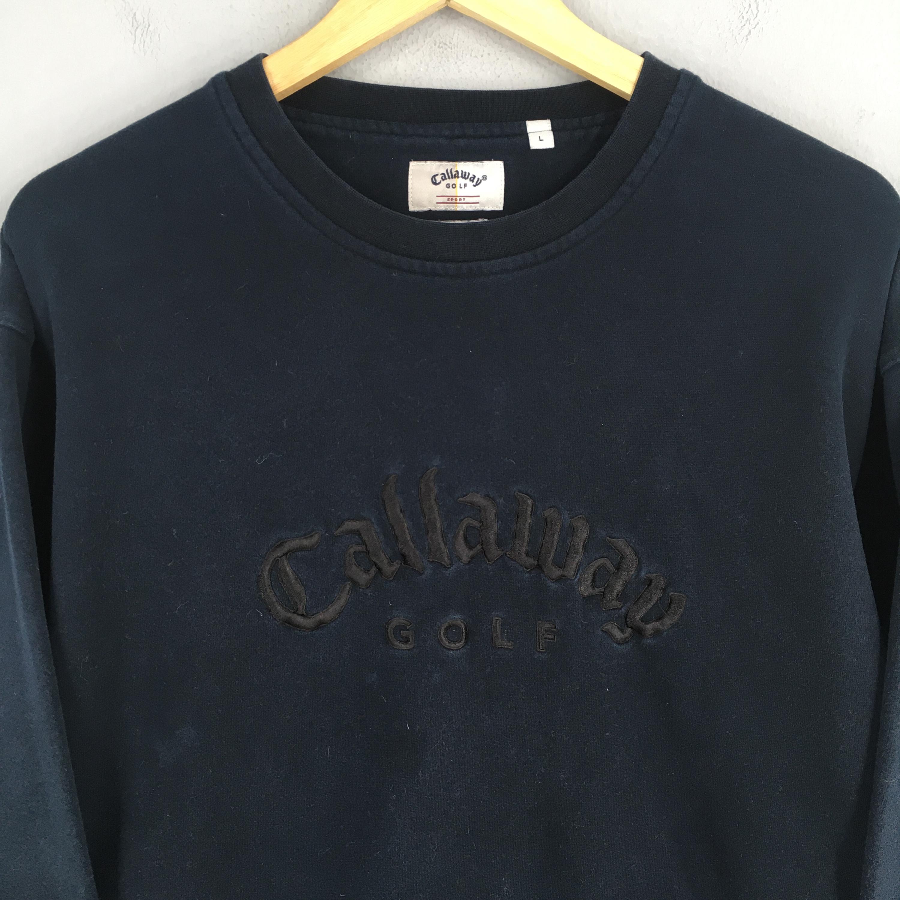 Vintage Golfs Club Callaway Black Sweatshirt Large Golf