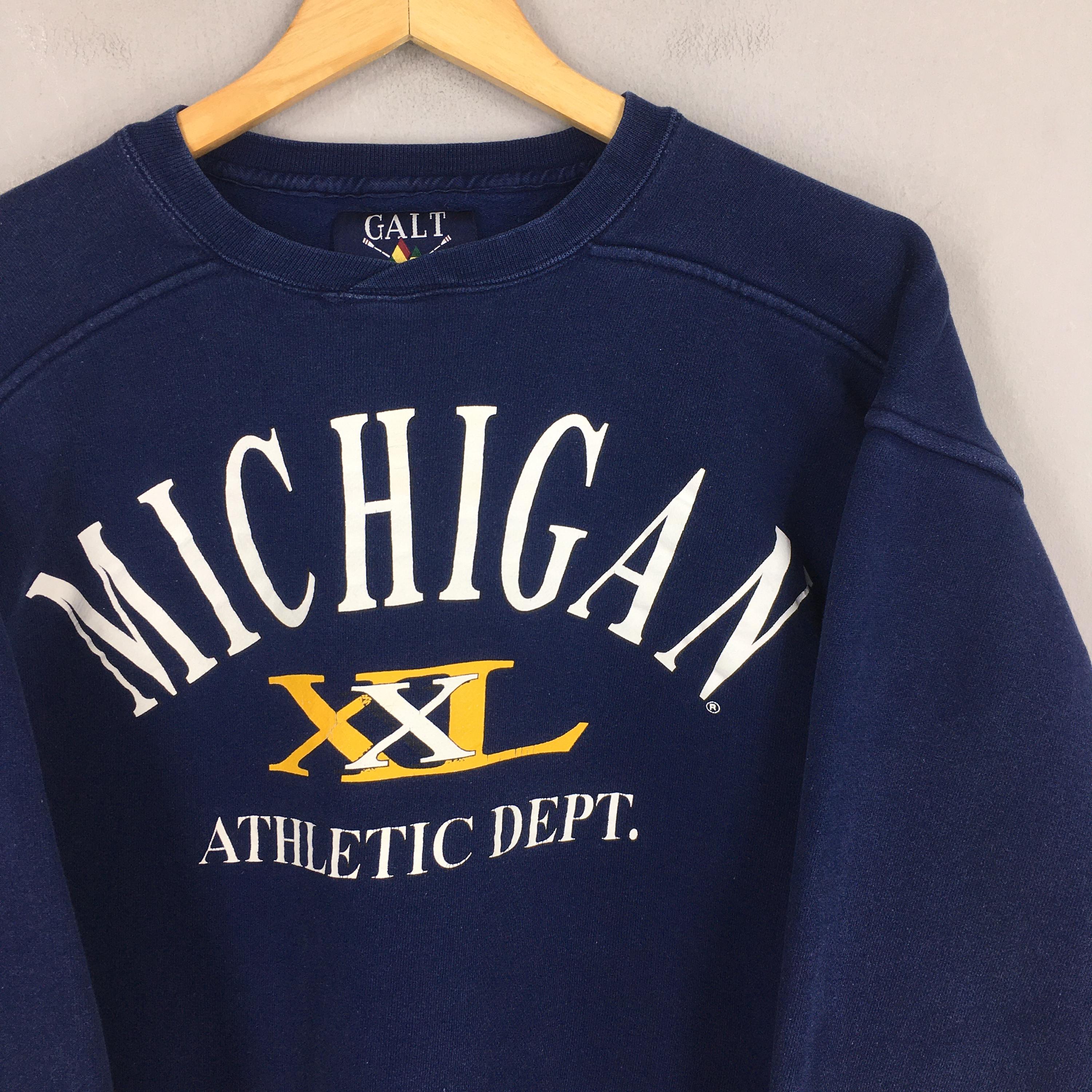 Vintage 90s Michigan Wolverines Sweatshirt Small University