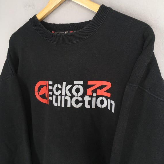 Vintage Ecko Function Black Sweatshirt XLarge Eck… - image 3