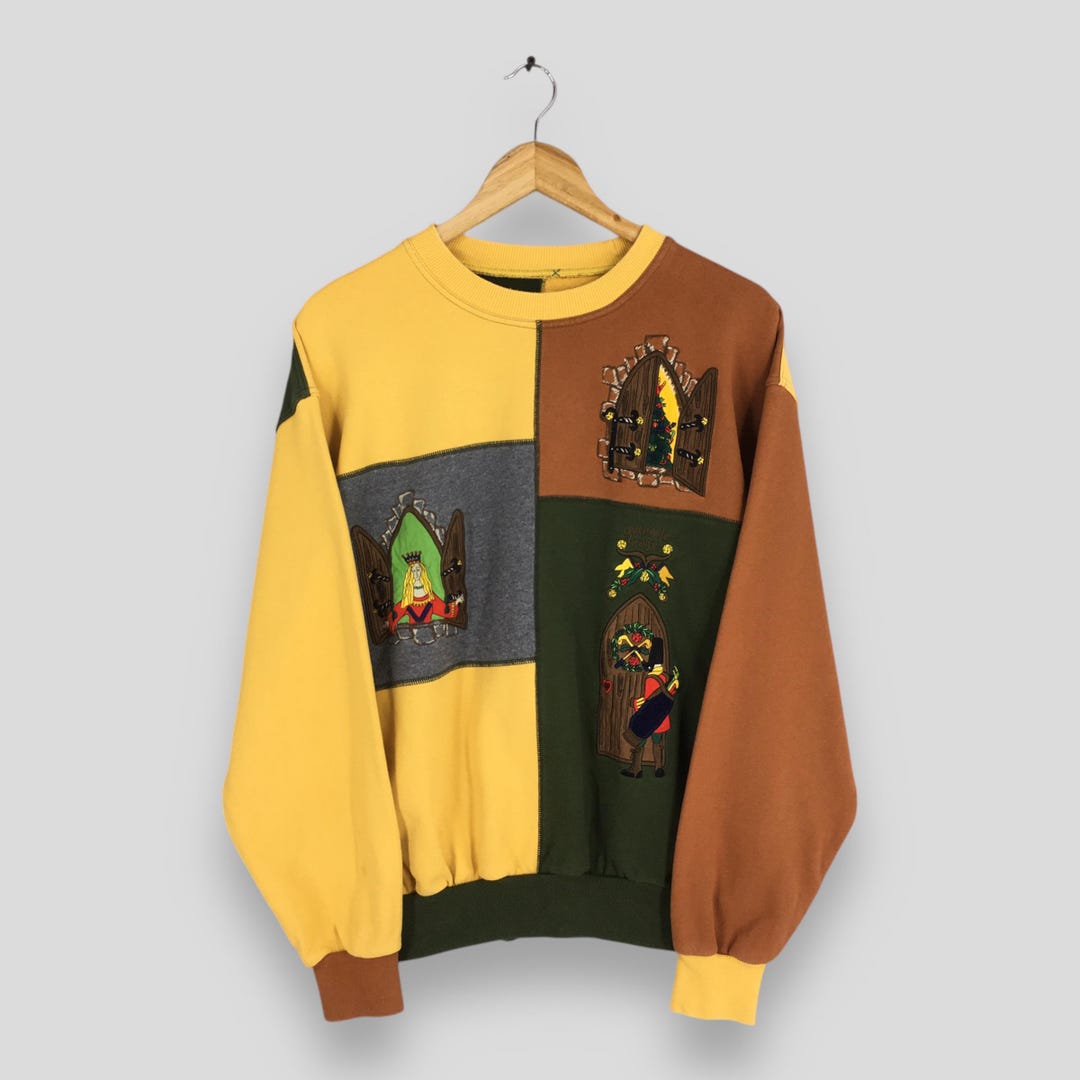 CASTELBAJAC ひろし商品 Vintage Jc De Castelbajac Multicolor Sweatshirt Large Jc