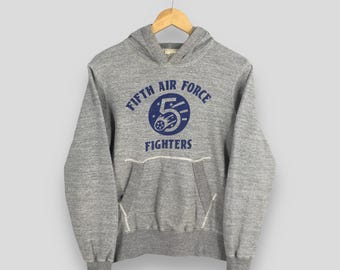 Vintage Buzz Rickson Fifth Air Force Hoodie Sweatshirt Small Buzz Rickson Sportswear Company Pullover Buzz Rickson Usaf Army Sweater Size S