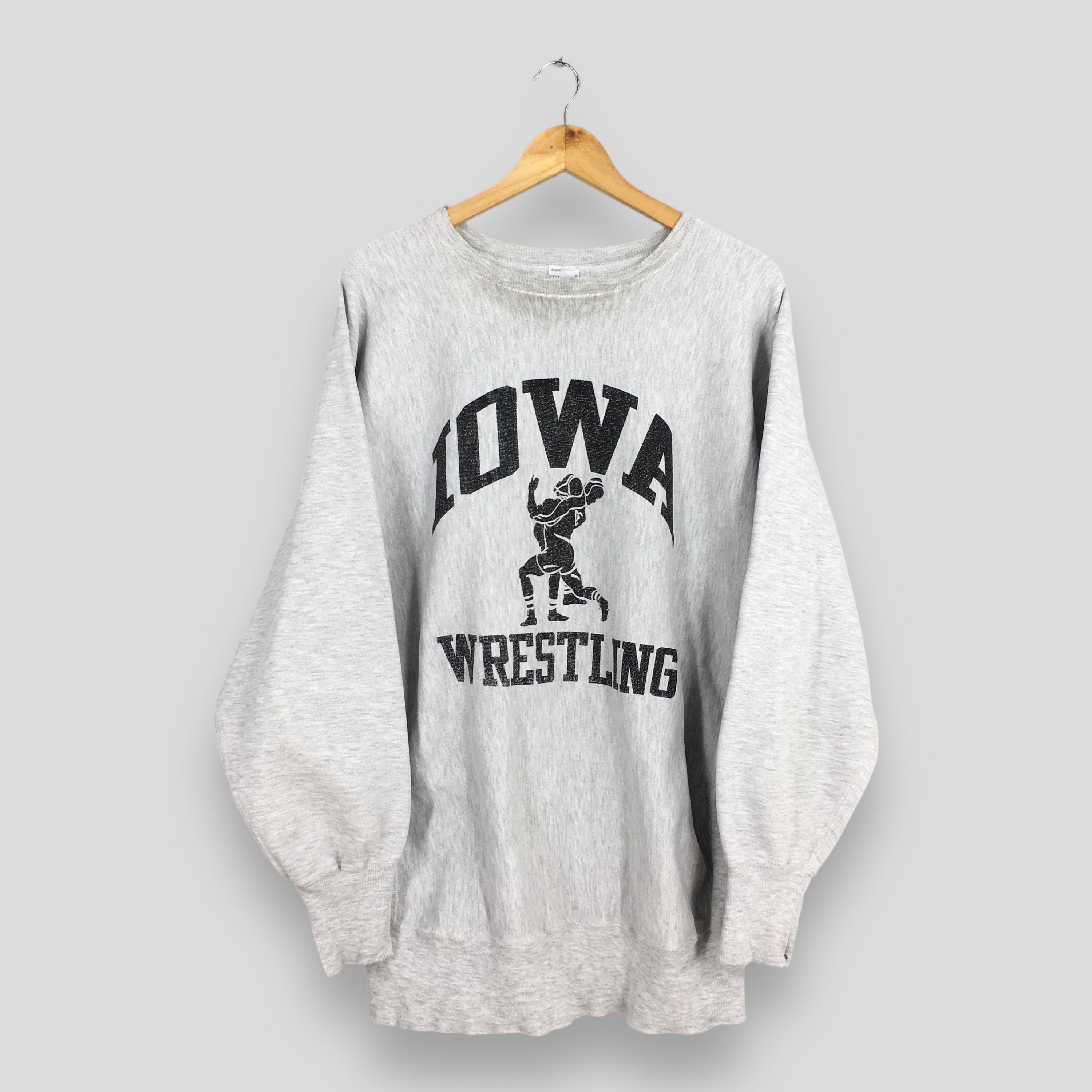 Vintage 1980s Champion Reverse Weave Gray Sweatshirt 2xlarge Iowa